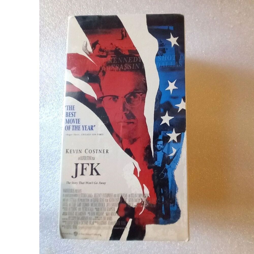 NEW SEALED JFK VHS 2-Tape Set 1992 Warner Home Video Kevin Costner